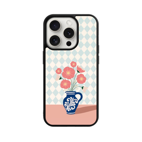 Apple iPhone 15 Pro Base Case Blue Vase