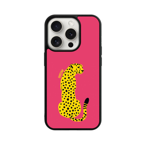 Apple iPhone 15 Pro Base Case Colourful Yellow Cat