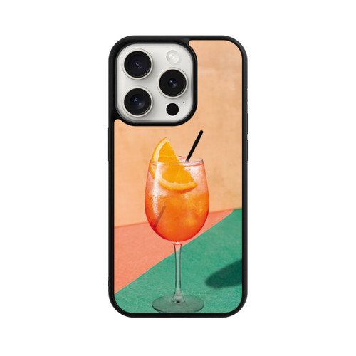 Apple iPhone 15 Pro Base Case Cocktail Orange Green