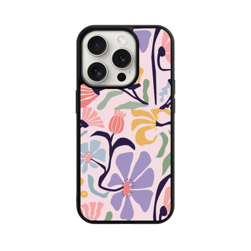 Apple iPhone 15 Pro Base Case Flower Market Ibiza Pink
