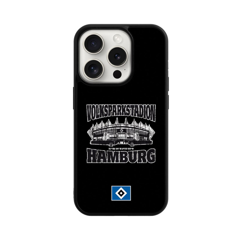 iPhone 15 Pro Base Case HSV Volksparkstadion Schwarz