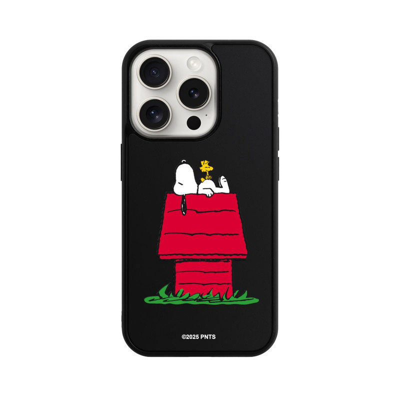 iPhone 15 Pro Base Case Snoopy and Woodstock Classic transparent