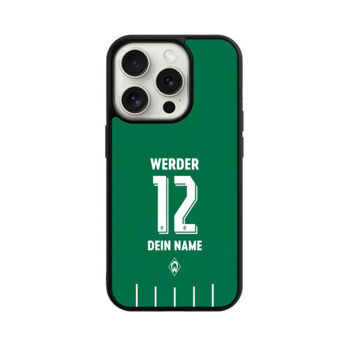 Apple iPhone 15 Pro Base Case Werder Bremen Trikot Personalisierbar 25-26