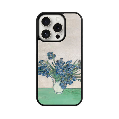 Apple iPhone 15 Pro Base Case Irises, by Vincent Van Gogh