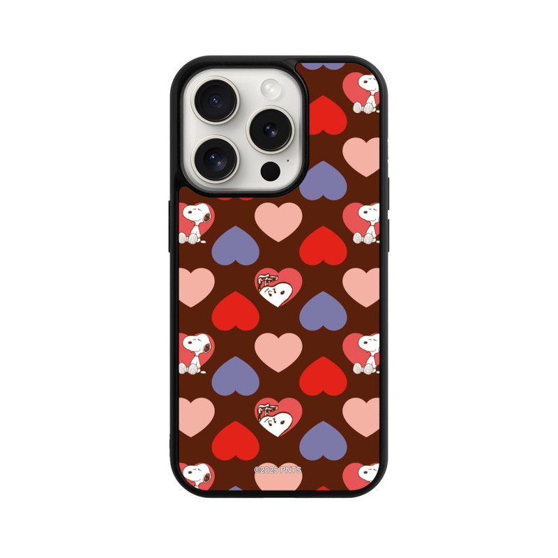 iPhone 15 Pro Base Case Peanuts Hearts