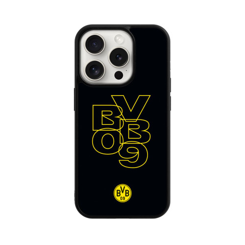 Apple iPhone 15 Pro Base Case BVB09 Gelb Schwarz