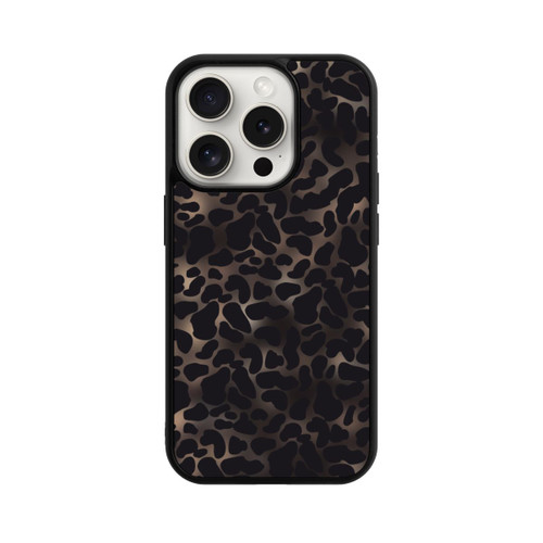 Apple iPhone 15 Pro Base Case Leo-Muster dunkel