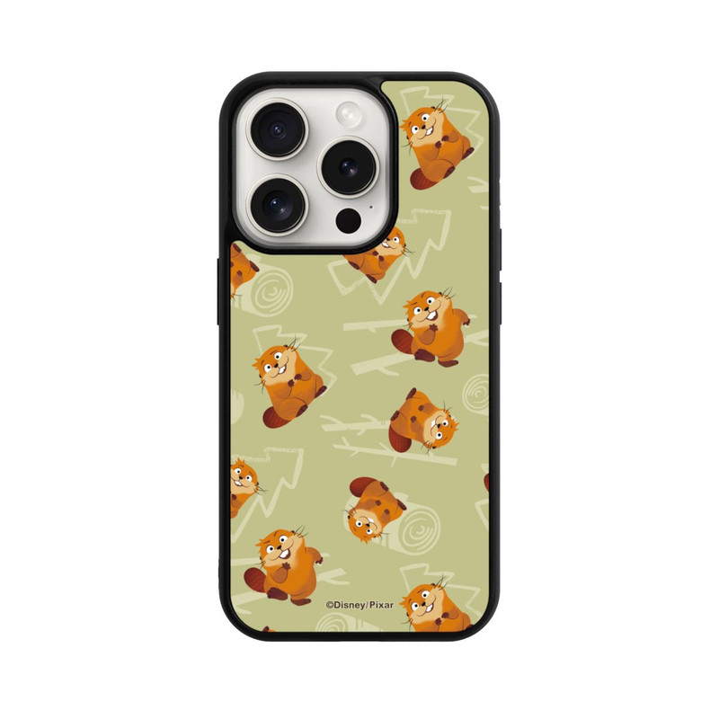 iPhone 15 Pro Base Case Hoppers Muster Grün