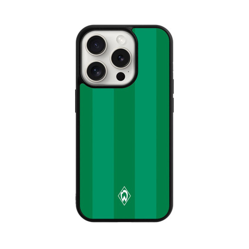 Apple iPhone 15 Pro Base Case Werder Bremen Grün gestreift