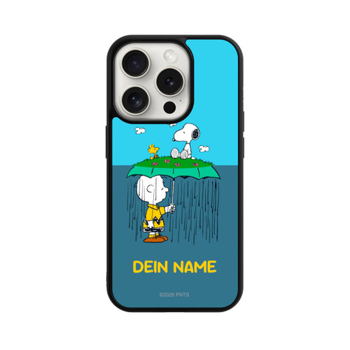 Apple iPhone 15 Pro Base Case Charlie Brown Regen Personalisierbar