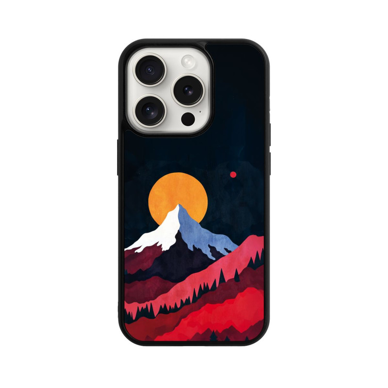 iPhone 15 Pro Base Case Mont Blanc Abstrakt