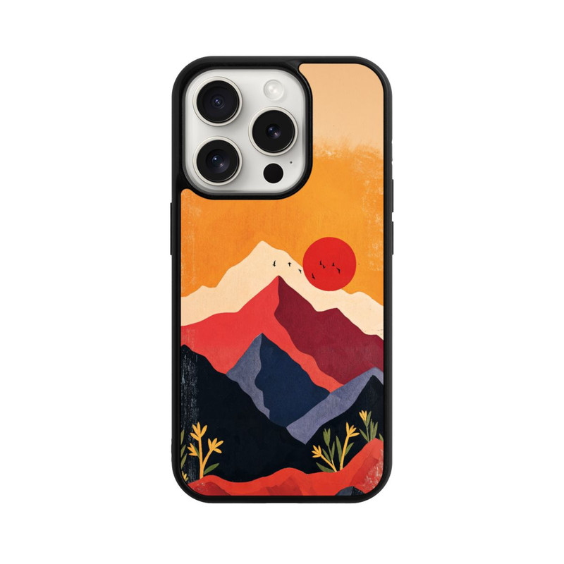 iPhone 15 Pro Base Case Les Alpes En Rouge