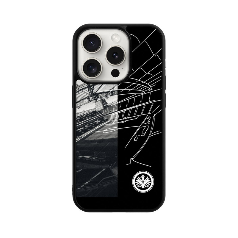 iPhone 15 Pro Base Case Eintracht Frankfurt Stadion Fotoskizze