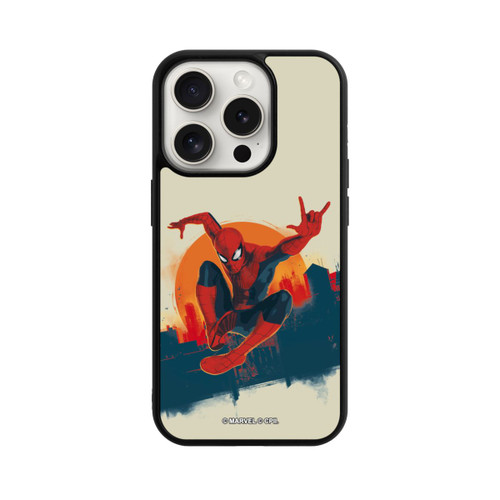 Apple iPhone 15 Pro Base Case Spider-Man Hero Force beige