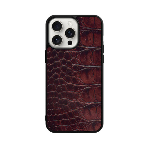 Apple iPhone 15 Pro Max Base Case Kroco Dunkelbraun
