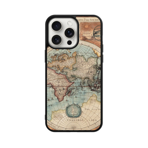 Apple iPhone 15 Pro Max Base Case Vintage Weltkarte