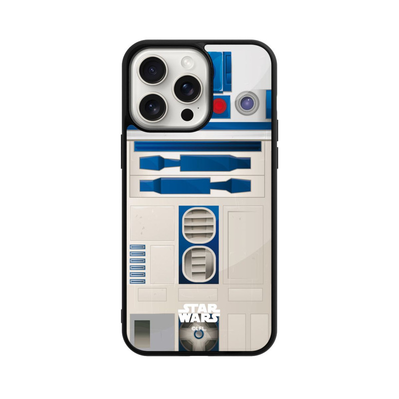 iPhone 15 Pro Max Base Case R2D2 Nahaufnahme
