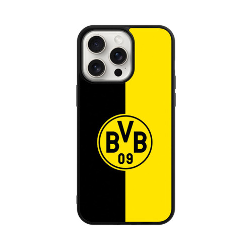 Apple iPhone 15 Pro Max Base Case BVB Schwarz / Gelb