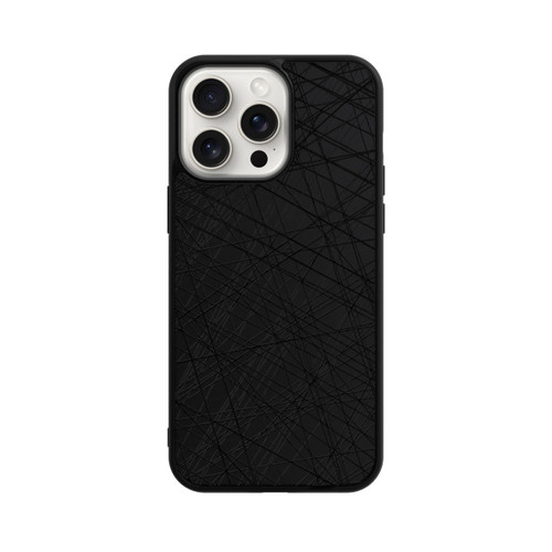 Apple iPhone 15 Pro Max Base Case Scratches Black ohne Hintergrund