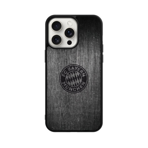 Apple iPhone 15 Pro Max Base Case Metalllook FCB Logo einfarbig