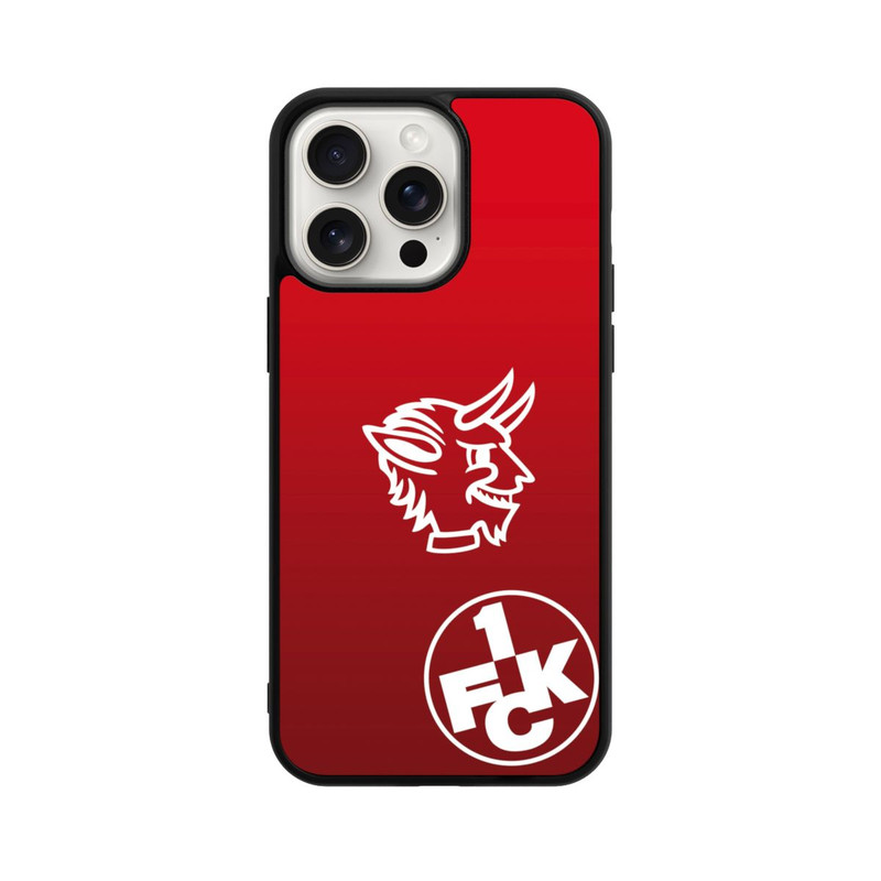 iPhone 15 Pro Max Base Case Teufelskopf FCK auf Rot