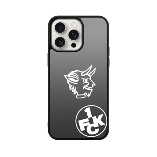 Apple iPhone 15 Pro Max Base Case Teufelskopf FCK auf Schwarz