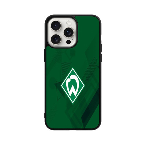 Apple iPhone 15 Pro Max Base Case Grüne Grafikelemente - Werder Bremen