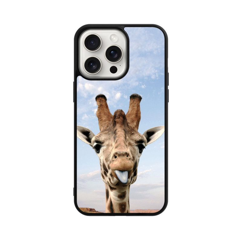 iPhone 15 Pro Max Base Case Giraffe auf der Straße
