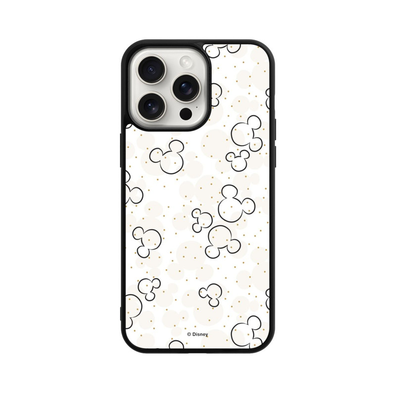 iPhone 15 Pro Max Base Case Golden Micky Pattern