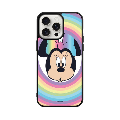 Apple iPhone 15 Pro Max Base Case Minnie Rainbow Circle