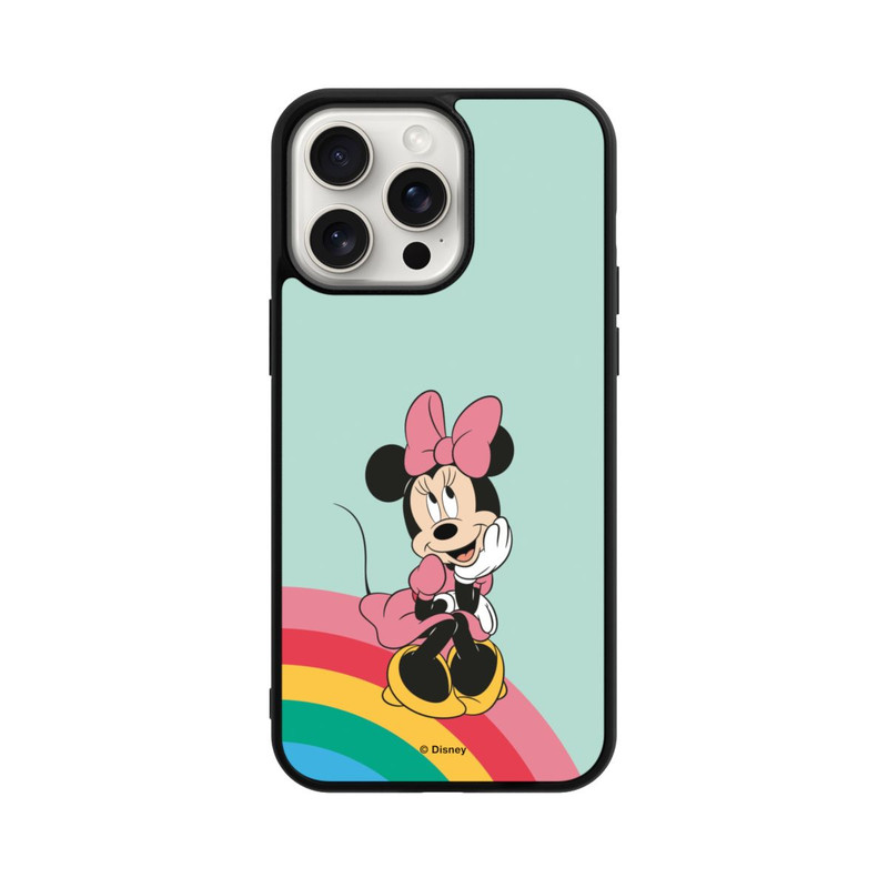 iPhone 15 Pro Max Base Case Minnie Regenbogen Portrait