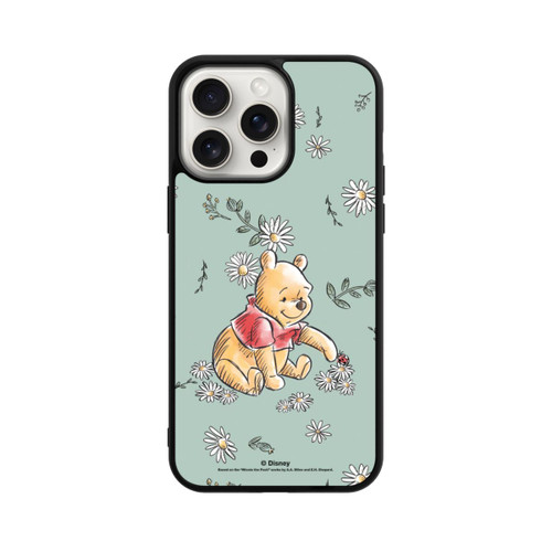 Apple iPhone 15 Pro Max Base Case Winnie Puuh Gänseblümchen und Käfer Liebe