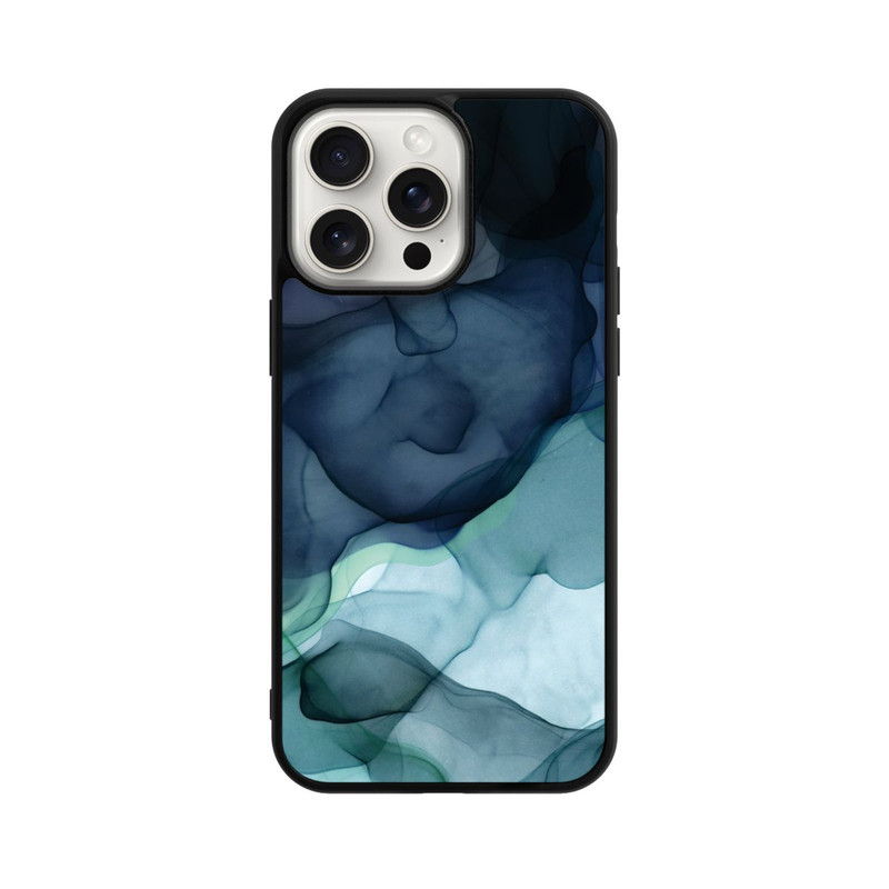 iPhone 15 Pro Max Base Case Flüssig Kunst Dämmerungsstimmung