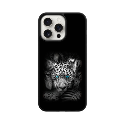 Apple iPhone 15 Pro Max Base Case Jaguar Schwarz Dschungel