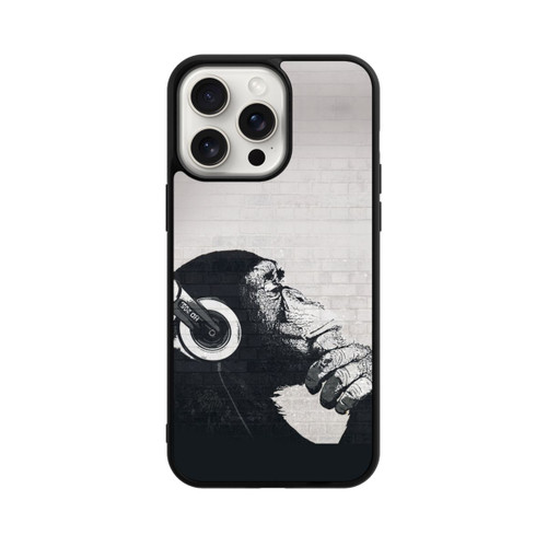 Apple iPhone 15 Pro Max Base Case Musiker Affe