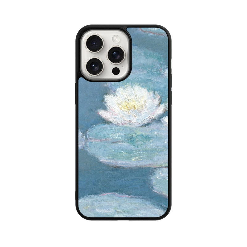 iPhone 15 Pro Max Base Case Seerosenabend von Claude Monet