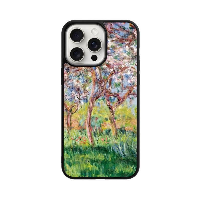 iPhone 15 Pro Max Base Case Der Printemps in Giverny von Claude Monet