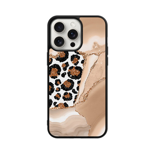 Apple iPhone 15 Pro Max Base Case  Muster und Texturen Hellgold