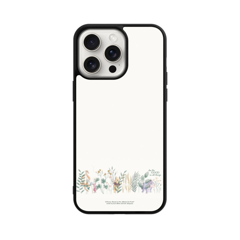 iPhone 15 Pro Max Base Case Winnie Puuh und seine Freunde hinter Eukalyptus