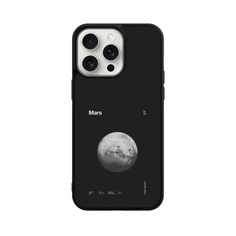 iPhone 15 Pro Max Base Case Solar System Mars