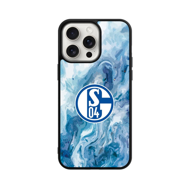 iPhone 15 Pro Max Base Case Schalke 04 Flüssig Blau