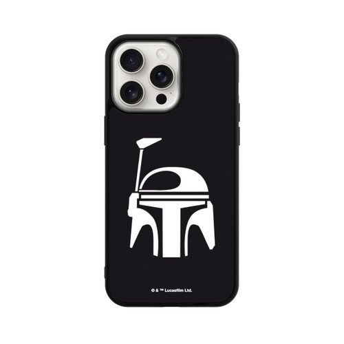Apple iPhone 15 Pro Max Base Case Boba Fett Helm Schwarz