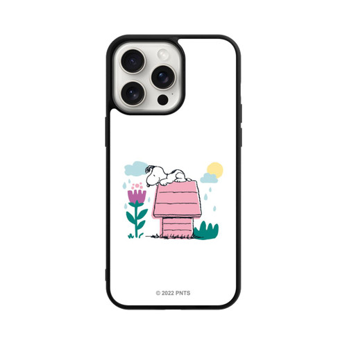 Apple iPhone 15 Pro Max Base Case Snoopy Hundehütte Frühling
