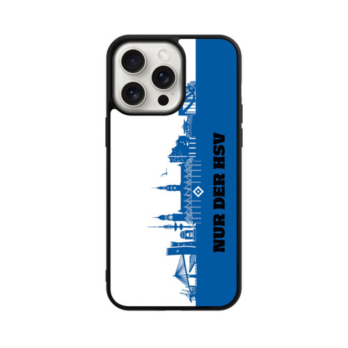 Apple iPhone 15 Pro Max Base Case HSV Skyline Blau Weiß