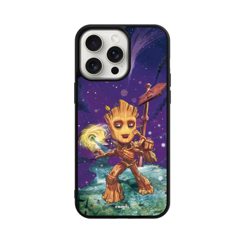 Apple iPhone 15 Pro Max Base Case Baby Groot Galaxy Touch