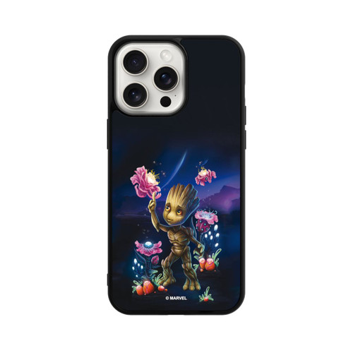 Apple iPhone 15 Pro Max Base Case Baby Groot Blumen