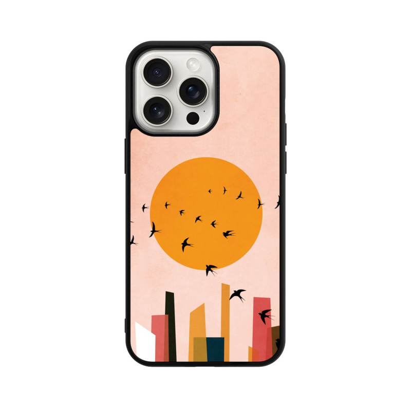 iPhone 15 Pro Max Base Case Tanzende Vögel