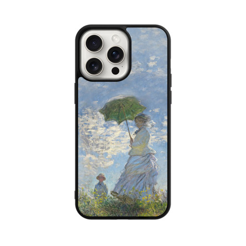 Apple iPhone 15 Pro Max Base Case Frau mit Sonnenschirm - Monet
