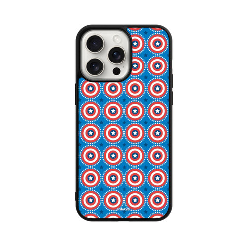 Apple iPhone 15 Pro Max Base Case Captain American Shield Pattern