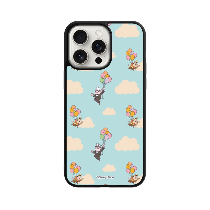 iPhone 15 Pro Max Base Case Disney Oben Ballon Haus Muster